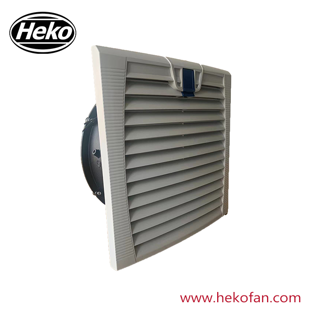 Ventilateur axial HEKO 200 mm AC avec maille filtrante