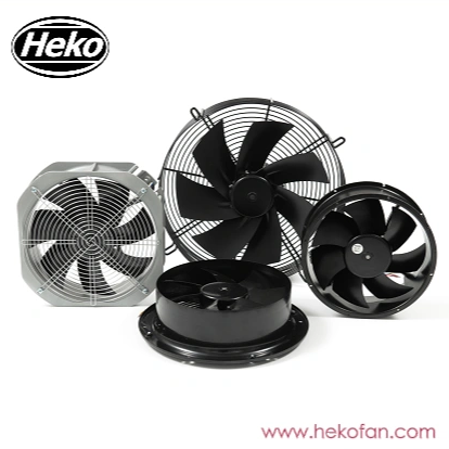 Ventilateur axial HEKO 200 mm AC avec maille filtrante