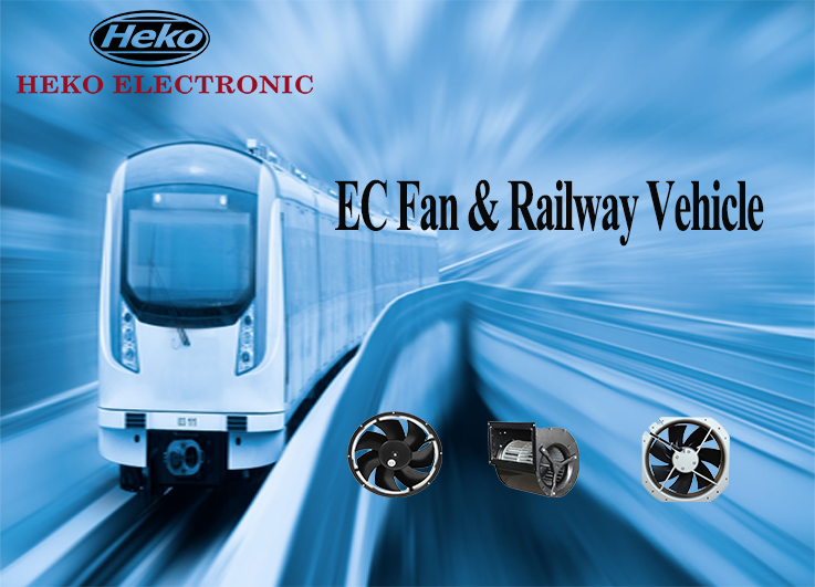 Application de ventilateur de véhicule ferroviaire