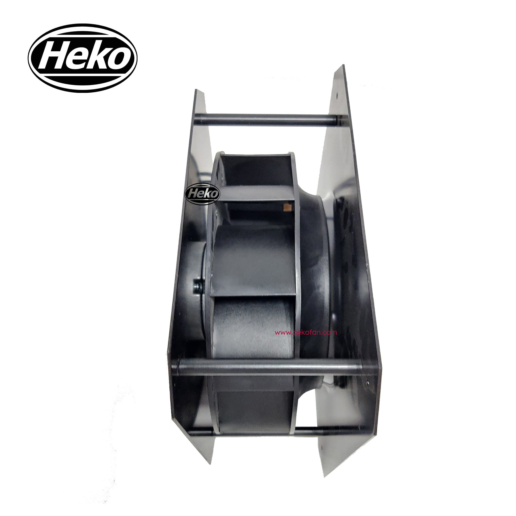 Ventilateur centrifuge incurvé HEKO EC133mm 230VAC Backword avec support