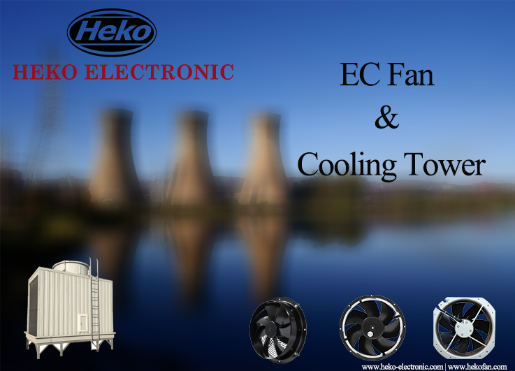 Application de ventilateur de tour de refroidissement