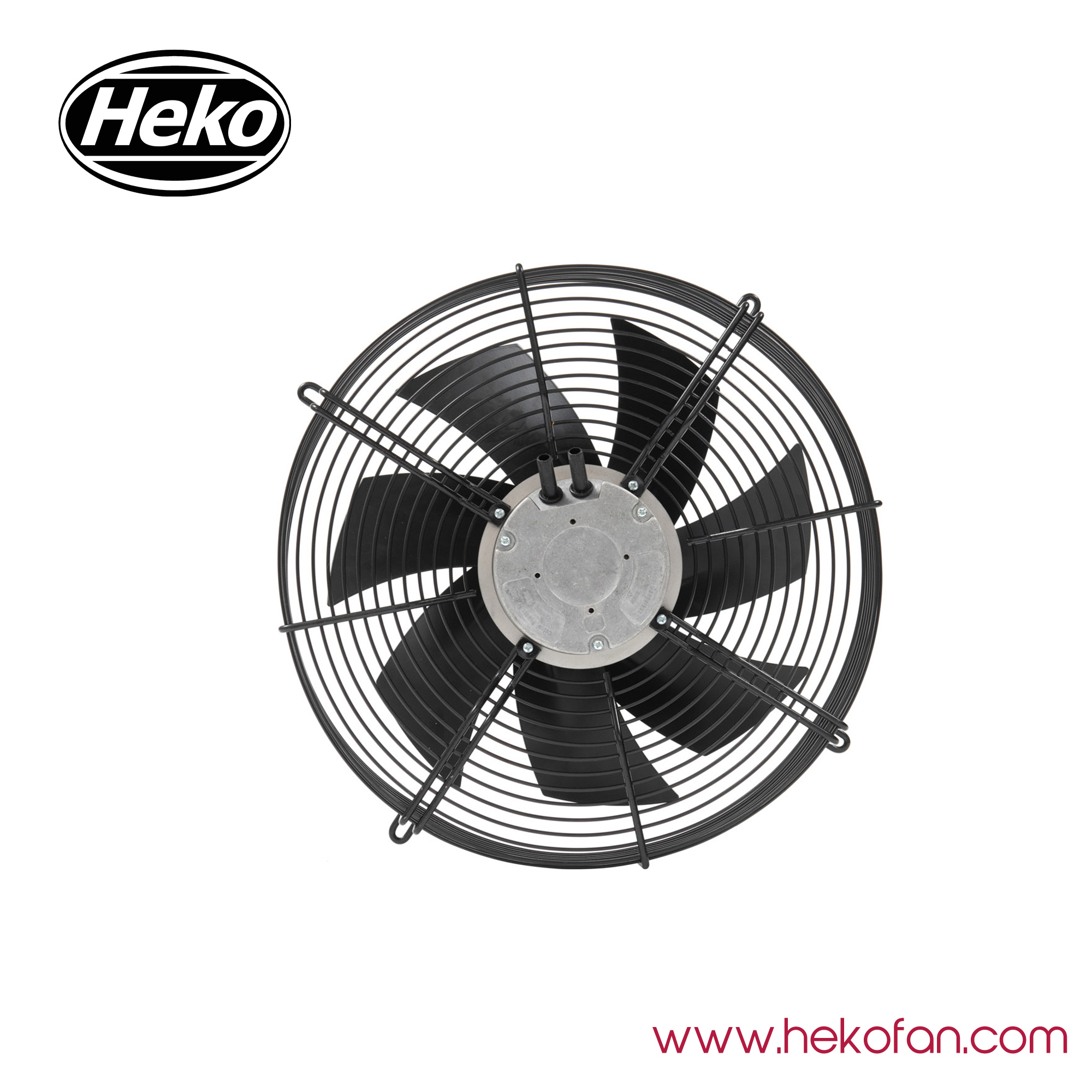 Acier HEKO EC300mm recouvert de ventilateur axial industriel noir