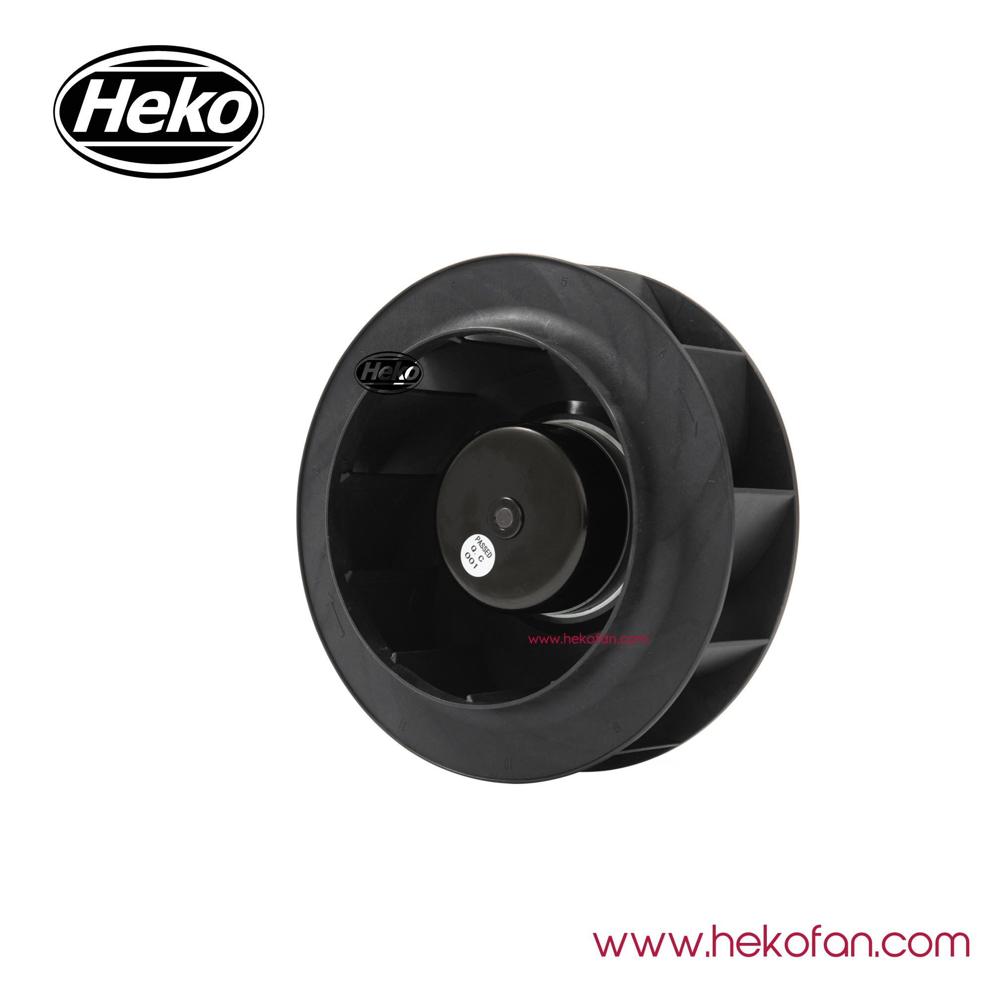 HEKO DC250mm 24V 48V Ventilateur d'extraction centrifuge pour refroidisseur d'air