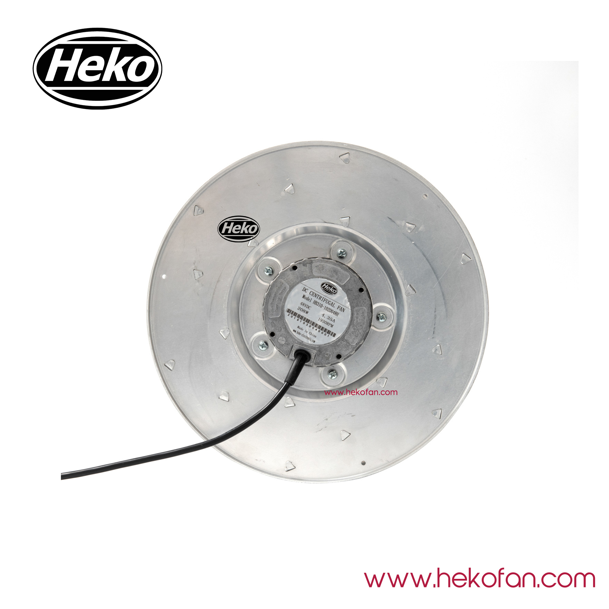 Ventilateur de moteur centrifuge HEKO DC102mm pour purificateur d'air