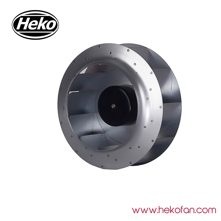 Ventilateur centrifuge HEKO 250mm basse vitesse 230VAC Ventilation industrie de refroidissement