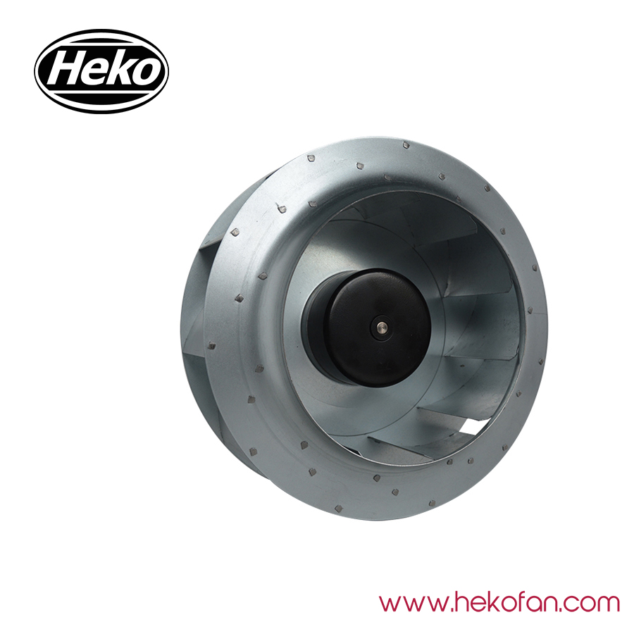 Ventilateur centrifuge d'échappement HEKO DC250mm 48V à entraînement direct 