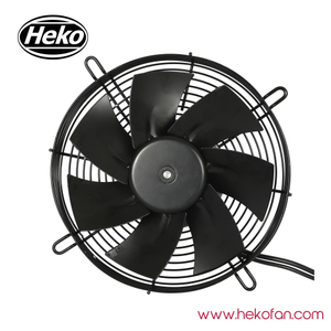 Acier portatif de HEKO EC250mm enduit dans les ventilateurs axiaux noirs