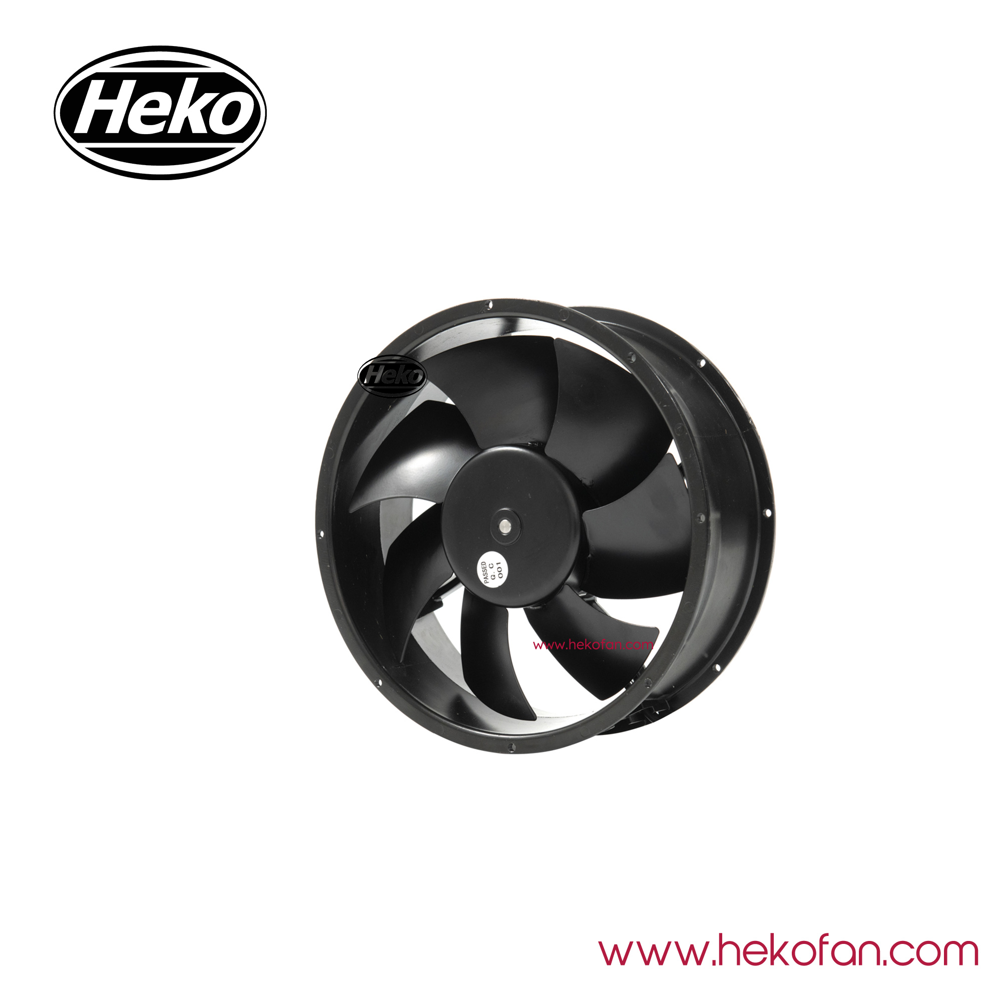 Ventilateur industriel axial en acier inoxydable HEKO DC215mm pour animaux