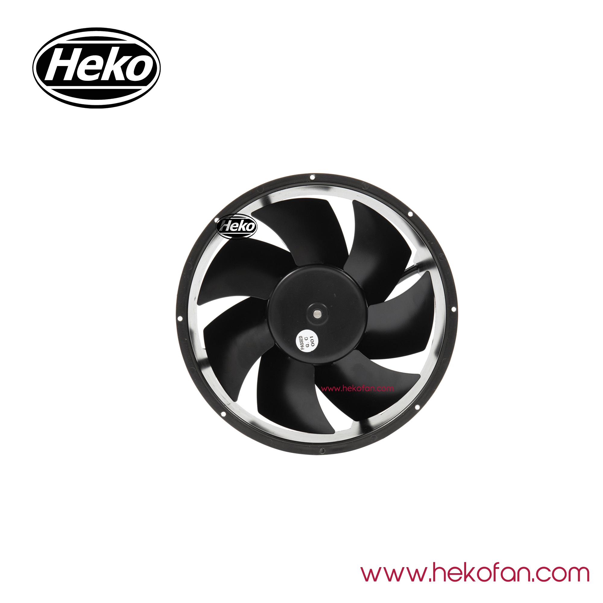 Ventilateur industriel axial en acier inoxydable HEKO DC215mm pour animaux