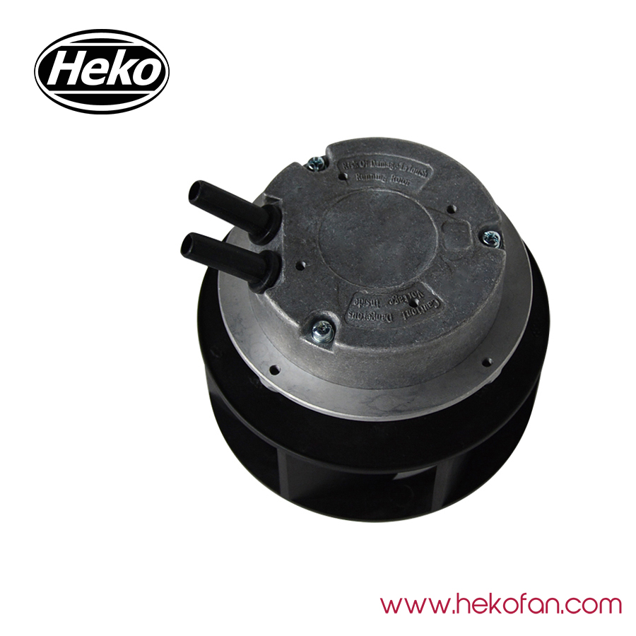 Ventilateur centrifuge incurvé HEKO EC133mm 230VAC Backword