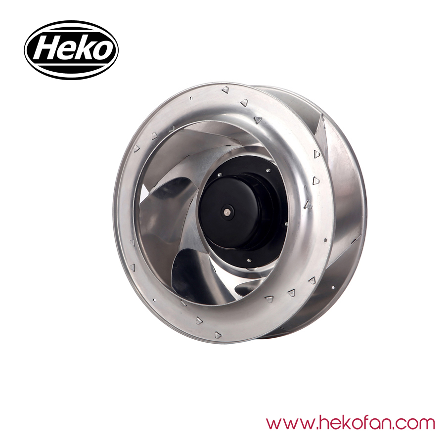 HEKO DC310mm 24V 48V Ventilateur d'extraction centrifuge Four de cuisine