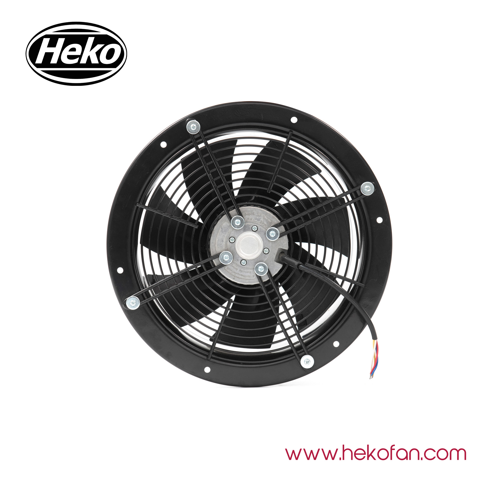 Ventilateur axial d'échappement robuste à grande vitesse HEKO DC300mm 