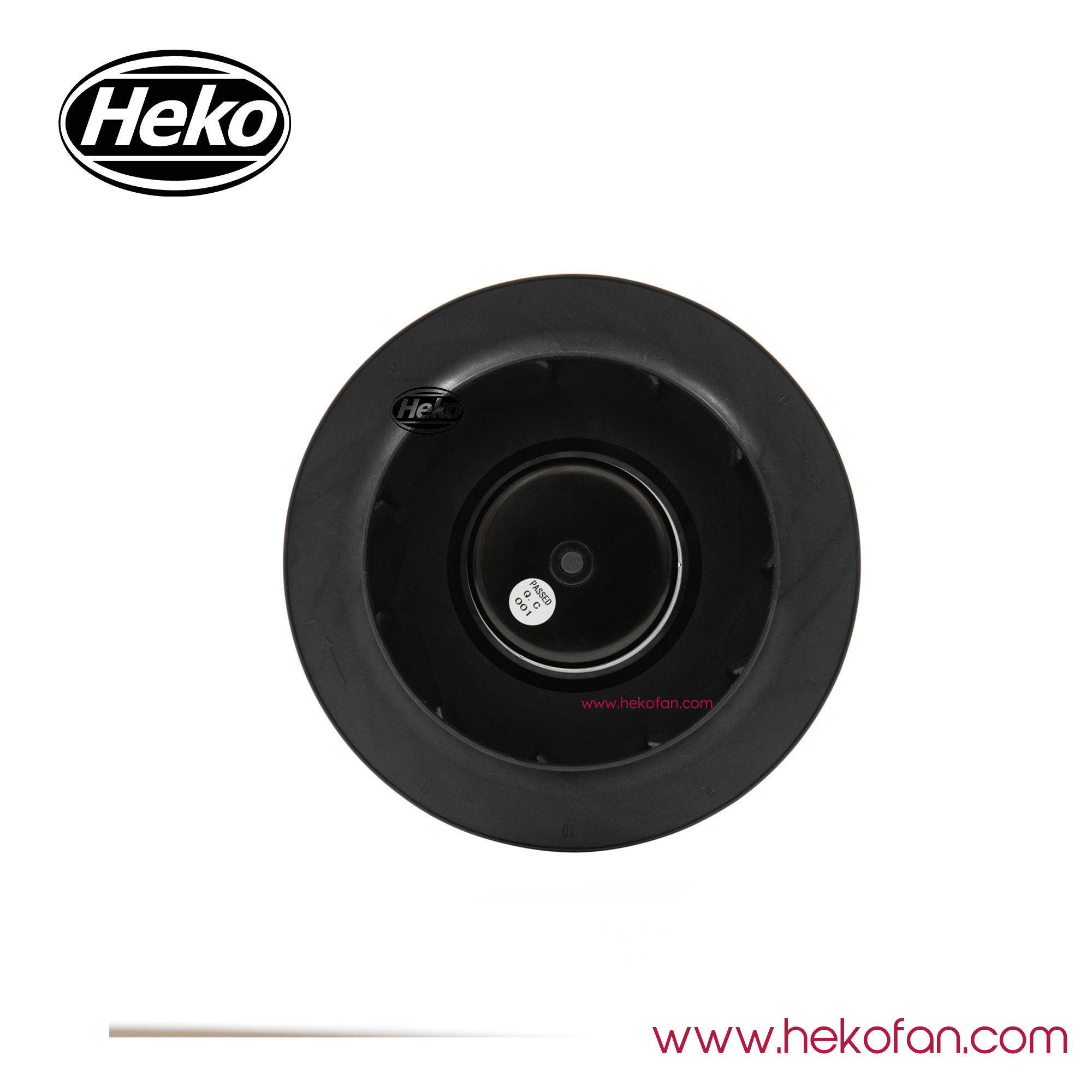 Ventilateur centrifuge à turbine en plastique HEKO DC220mm pour équipement de véhicule