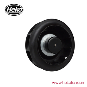 HEKO 220mm Mini ventilateur d'extraction centrifuge incurvé à haute pression