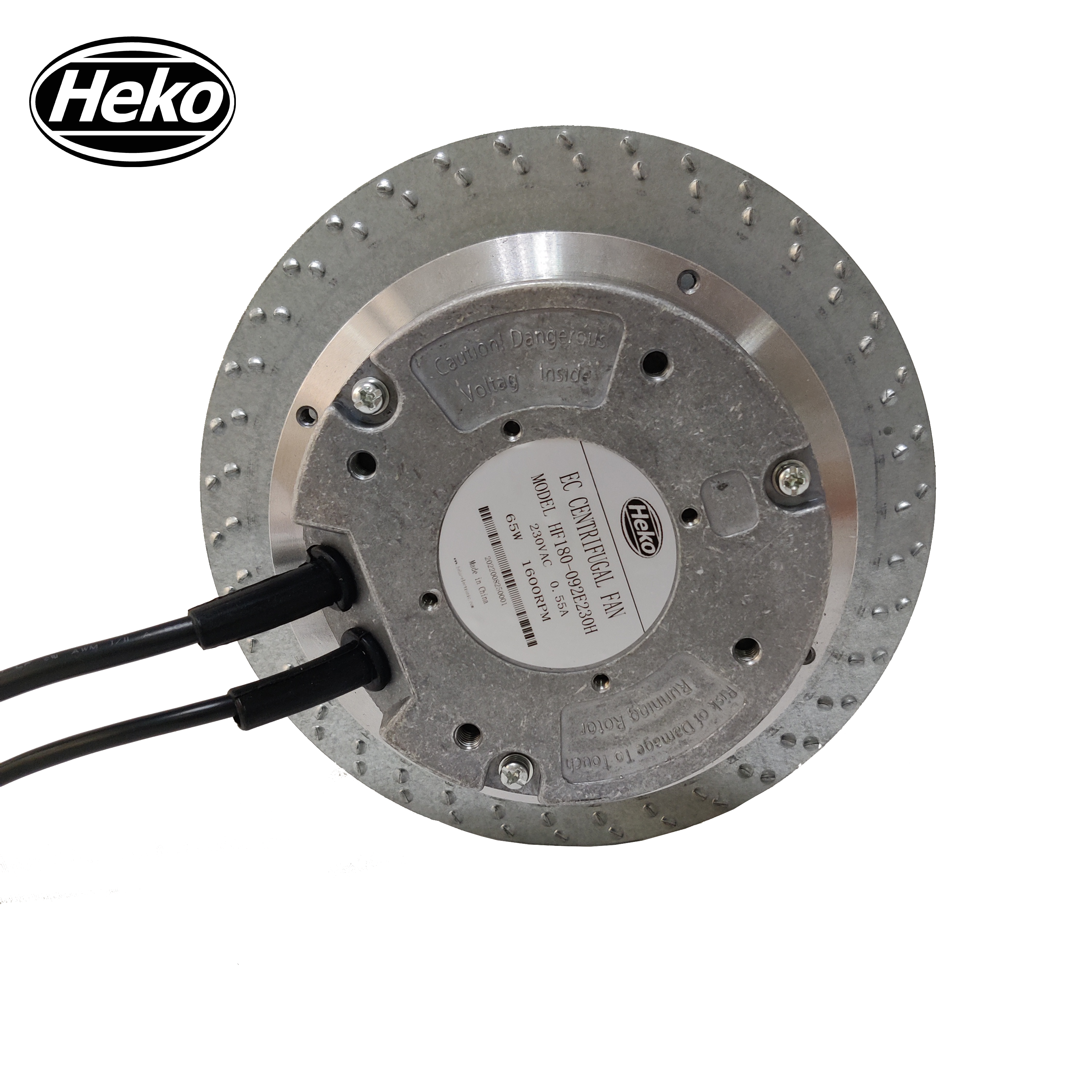 Ventilateur centrifuge à grande vitesse HEKO EC180mm pour salle de bain