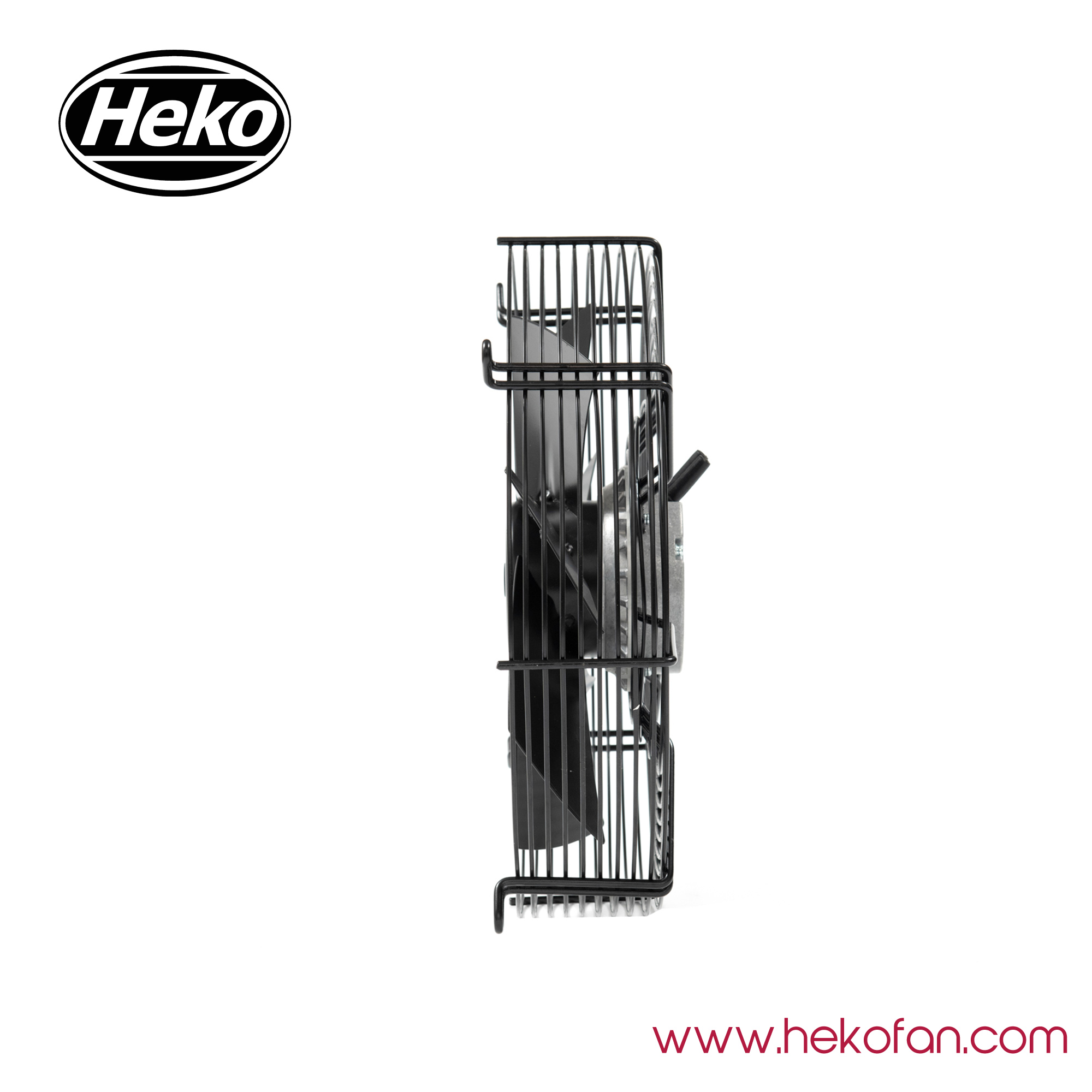 Acier HEKO EC300mm recouvert de ventilateur axial industriel noir